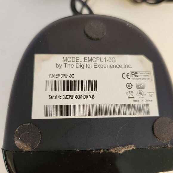 USB-Powered Computer Speakers By The Digital Experience Inc. Model EMCPU1-0G Bla - Picture 5 of 5